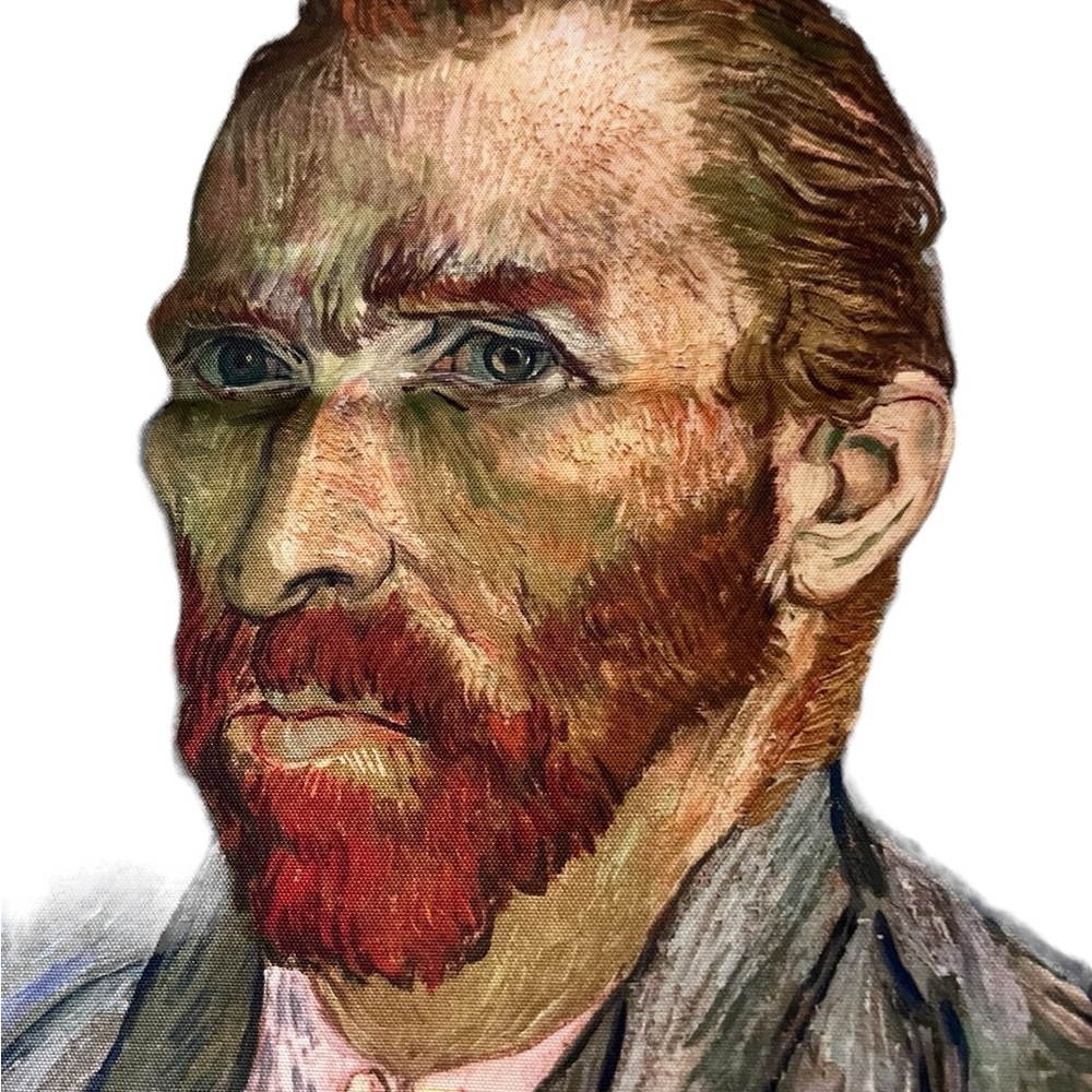 Vincent Van Gogh Self Portrait  Tote Bag Large Multicolor Art Theme Dura… - Picture 7 of 7